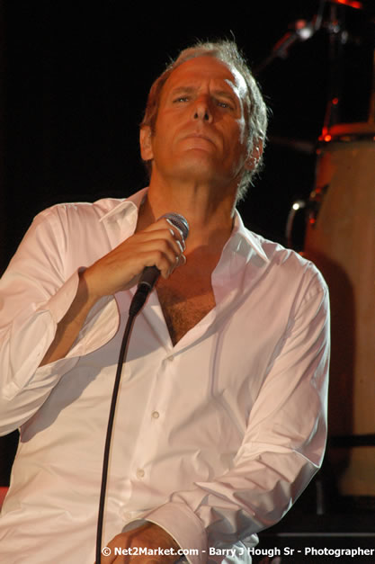 Michael Bolton - Air Jamaica Jazz & Blues Festival 2007 - The Art of Music -  Thursday, January 25th - 10th Anniversary - Air Jamaica Jazz & Blues Festival 2007 - The Art of Music - Tuesday, January 23 - Saturday, January 27, 2007, The Aqueduct on Rose Hall, Montego Bay, Jamaica - Negril Travel Guide, Negril Jamaica WI - http://www.negriltravelguide.com - info@negriltravelguide.com...!