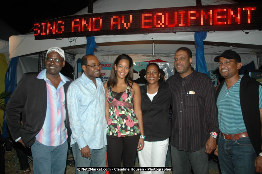 Minister of Tourism, Hon. Edmund Bartlett, and Director of Tourism, Basil Smith at the Air Jamaica Jazz and Blues Festival 2008 The Art of Music - Saturday, January 26, 2008 - Air Jamaica Jazz & Blues 2008 The Art of Music venue at the Aqaueduct on Rose Hall Resort & Counrty Club, Montego Bay, St. James, Jamaica W.I. - Thursday, January 24 - Saturday, January 26, 2008 - Photographs by Net2Market.com - Claudine Housen & Barry J. Hough Sr, Photographers - Negril Travel Guide, Negril Jamaica WI - http://www.negriltravelguide.com - info@negriltravelguide.com...!