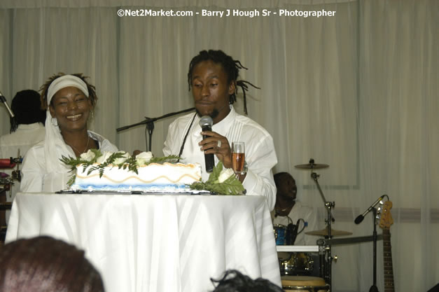 Jah Cure and Mother Pansetta Campbell - Reflections - Cure Fest 2007 - All White Birth-Night Party - Hosted by Jah Cure - Starfish Trelawny Hotel - Trelawny, Jamaica - Friday, October 12, 2007 - Cure Fest 2007 October 12th-14th, 2007 Presented by Danger Promotions, Iyah Cure Promotions, and Brass Gate Promotions - Alison Young, Publicist - Photographs by Net2Market.com - Barry J. Hough Sr, Photographer - Negril Travel Guide, Negril Jamaica WI - http://www.negriltravelguide.com - info@negriltravelguide.com...!