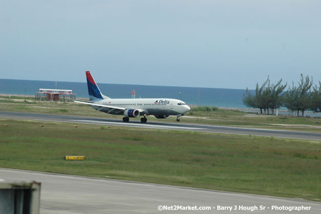 Delta Air Lines Inaugural Flight From New York's JFK Airport to Sangster International Airport, Montego Bay, Jamaica - June 9, 2007 - Sangster International Airport - Montego Bay, St James, Jamaica W.I. - MBJ Limited - Transforming Sangster International Airport into a world class facility - Photographs by Net2Market.com - Negril Travel Guide, Negril Jamaica WI - http://www.negriltravelguide.com - info@negriltravelguide.com...!