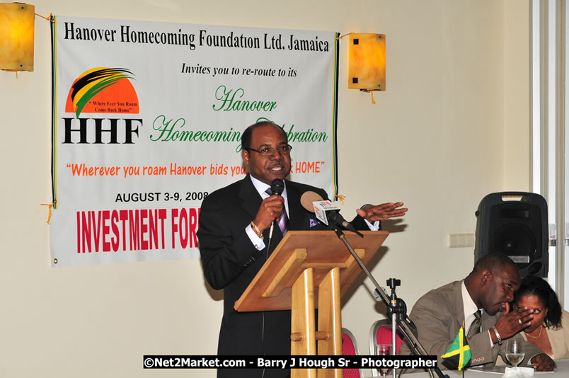 Investment & Business Forum - Brand Jamaica @ Grand Palladium Resort & Spa [Fiesta] - Thursday, August 7, 2008 - Hanover Homecoming Foundation LTD Jamaica - Wherever you roam ... Hanover bids you ... come HOME - Sunday, August 3 to Saturday, August 9, 2008 - Hanover Jamaica - Photographs by Net2Market.com - Barry J. Hough Sr. Photojournalist/Photograper - Photographs taken with a Nikon D300 - Negril Travel Guide, Negril Jamaica WI - http://www.negriltravelguide.com - info@negriltravelguide.com...!