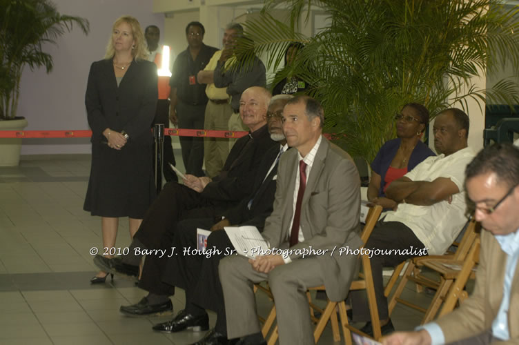 Jamaica Air Shuttle Launch @ MBJ Airports Limited, Wednesday, January 20, 2010, Sangster International Airport, Montego Bay, St. James, Jamaica W.I. - Photographs by Net2Market.com - Barry J. Hough Sr, Photographer/Photojournalist - The Negril Travel Guide - Negril's and Jamaica's Number One Concert Photography Web Site with over 40,000 Jamaican Concert photographs Published -  Negril Travel Guide, Negril Jamaica WI - http://www.negriltravelguide.com - info@negriltravelguide.com...!