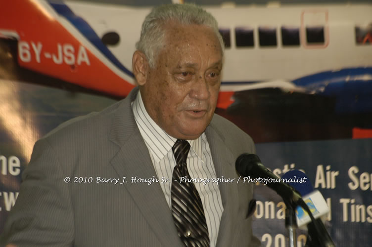 Jamaica Air Shuttle Launch @ MBJ Airports Limited, Wednesday, January 20, 2010, Sangster International Airport, Montego Bay, St. James, Jamaica W.I. - Photographs by Net2Market.com - Barry J. Hough Sr, Photographer/Photojournalist - The Negril Travel Guide - Negril's and Jamaica's Number One Concert Photography Web Site with over 40,000 Jamaican Concert photographs Published -  Negril Travel Guide, Negril Jamaica WI - http://www.negriltravelguide.com - info@negriltravelguide.com...!