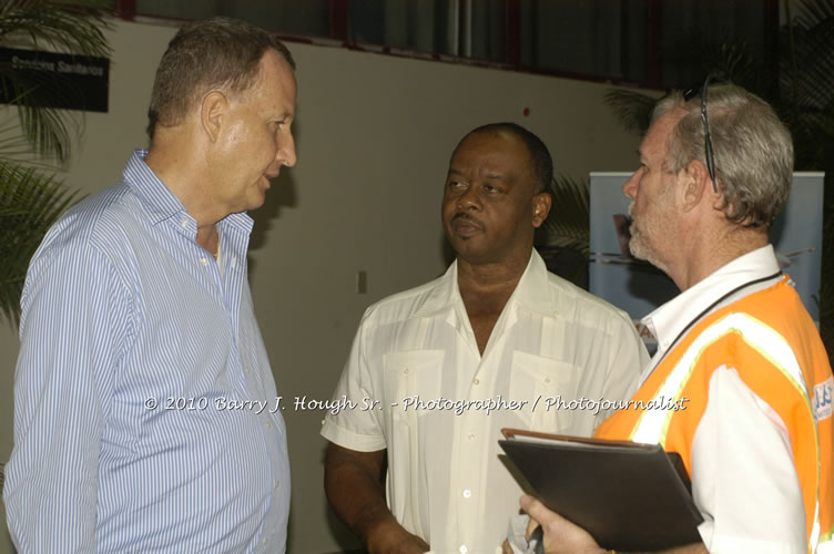 Jamaica Air Shuttle Launch @ MBJ Airports Limited, Wednesday, January 20, 2010, Sangster International Airport, Montego Bay, St. James, Jamaica W.I. - Photographs by Net2Market.com - Barry J. Hough Sr, Photographer/Photojournalist - The Negril Travel Guide - Negril's and Jamaica's Number One Concert Photography Web Site with over 40,000 Jamaican Concert photographs Published -  Negril Travel Guide, Negril Jamaica WI - http://www.negriltravelguide.com - info@negriltravelguide.com...!