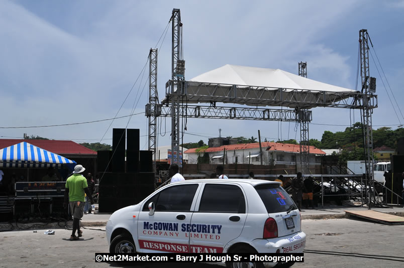 Lucea Cross the Harbour @ Lucea Car Park - All Day Event - Cross the Harbour Swim, Boat Rides, and Entertainment for the Family - Concert Featuring: Bushman, George Nooksl, Little Hero, Bushi One String, Dog Rice and many local Artists - Friday, August 1, 2008 - Lucea, Hanover Jamaica - Photographs by Net2Market.com - Barry J. Hough Sr. Photojournalist/Photograper - Photographs taken with a Nikon D300 - Negril Travel Guide, Negril Jamaica WI - http://www.negriltravelguide.com - info@negriltravelguide.com...!