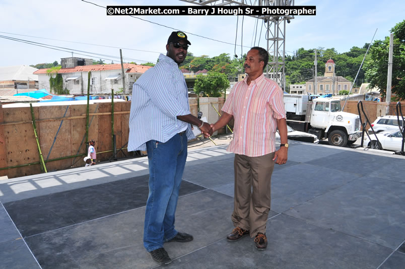 Lucea Cross the Harbour @ Lucea Car Park - All Day Event - Cross the Harbour Swim, Boat Rides, and Entertainment for the Family - Concert Featuring: Bushman, George Nooksl, Little Hero, Bushi One String, Dog Rice and many local Artists - Friday, August 1, 2008 - Lucea, Hanover Jamaica - Photographs by Net2Market.com - Barry J. Hough Sr. Photojournalist/Photograper - Photographs taken with a Nikon D300 - Negril Travel Guide, Negril Jamaica WI - http://www.negriltravelguide.com - info@negriltravelguide.com...!