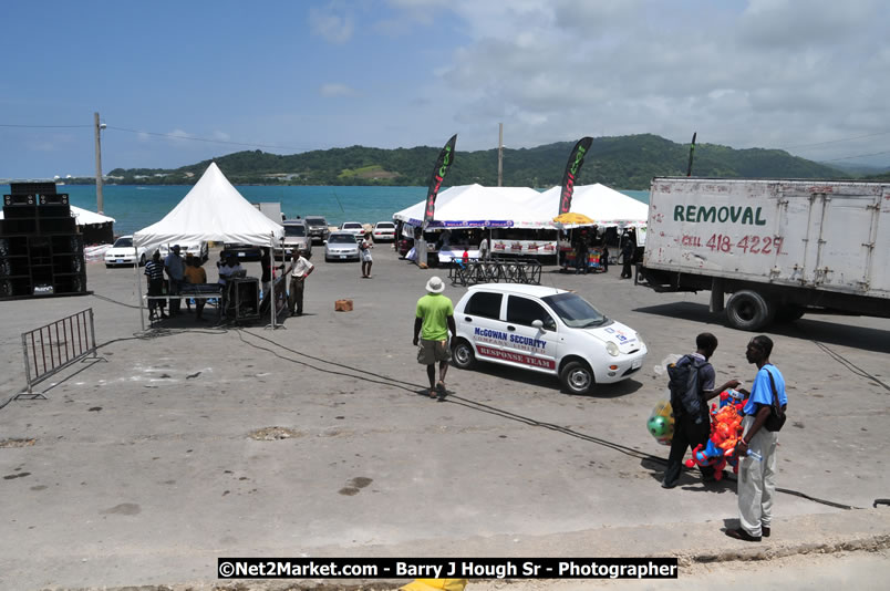 Lucea Cross the Harbour @ Lucea Car Park - All Day Event - Cross the Harbour Swim, Boat Rides, and Entertainment for the Family - Concert Featuring: Bushman, George Nooksl, Little Hero, Bushi One String, Dog Rice and many local Artists - Friday, August 1, 2008 - Lucea, Hanover Jamaica - Photographs by Net2Market.com - Barry J. Hough Sr. Photojournalist/Photograper - Photographs taken with a Nikon D300 - Negril Travel Guide, Negril Jamaica WI - http://www.negriltravelguide.com - info@negriltravelguide.com...!