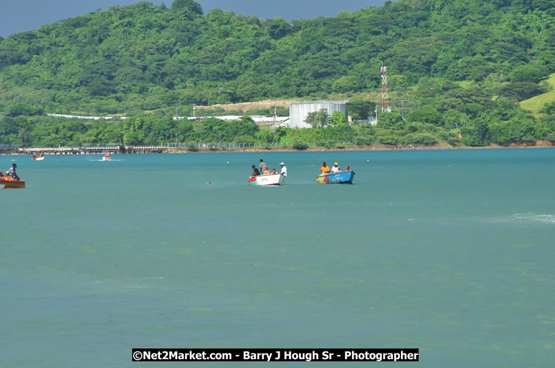 Lucea Cross the Harbour @ Lucea Car Park - All Day Event - Cross the Harbour Swim, Boat Rides, and Entertainment for the Family - Concert Featuring: Bushman, George Nooksl, Little Hero, Bushi One String, Dog Rice and many local Artists - Friday, August 1, 2008 - Lucea, Hanover Jamaica - Photographs by Net2Market.com - Barry J. Hough Sr. Photojournalist/Photograper - Photographs taken with a Nikon D300 - Negril Travel Guide, Negril Jamaica WI - http://www.negriltravelguide.com - info@negriltravelguide.com...!