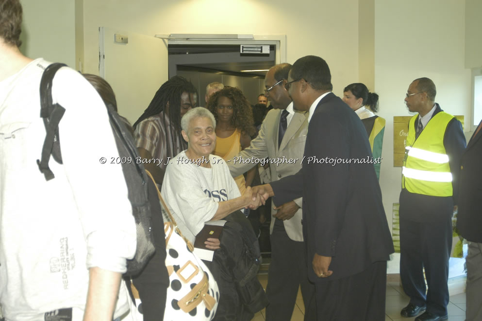  British Airways Inaugurates New Scheduled Service from London Gatwick Airport to Sangster International Airport, Montego Bay, Jamaica, Thursday, October 29, 2009 - Photographs by Barry J. Hough Sr. Photojournalist/Photograper - Photographs taken with a Nikon D70, D100, or D300 - Negril Travel Guide, Negril Jamaica WI - http://www.negriltravelguide.com - info@negriltravelguide.com...!