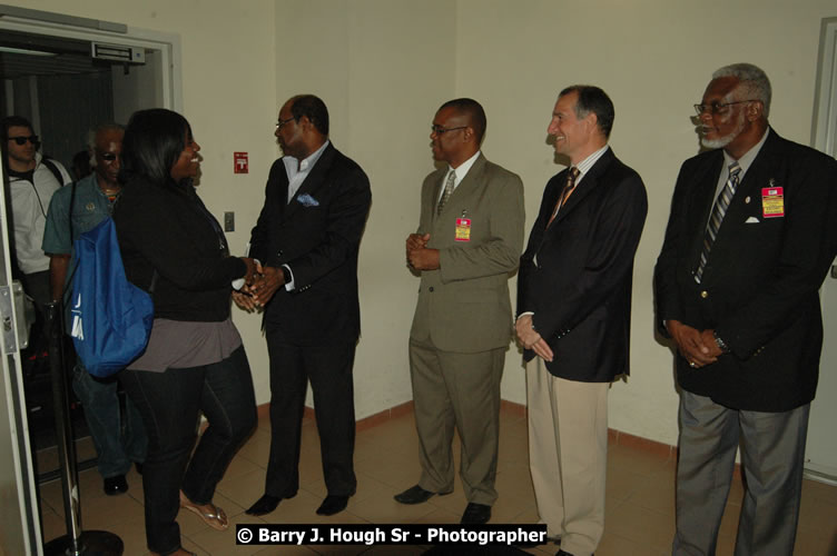 JetBue Airways' Inaugural Air Service between Sangster International Airport, Montego Bay and John F. Kennedy Airport, New York at MBJ Airports Sangster International Airport, Montego Bay, St. James, Jamaica - Thursday, May 21, 2009 - Photographs by Net2Market.com - Barry J. Hough Sr, Photographer/Photojournalist - Negril Travel Guide, Negril Jamaica WI - http://www.negriltravelguide.com - info@negriltravelguide.com...!