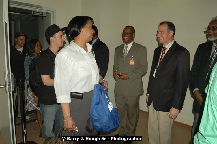 JetBue Airways' Inaugural Air Service between Sangster International Airport, Montego Bay and John F. Kennedy Airport, New York at MBJ Airports Sangster International Airport, Montego Bay, St. James, Jamaica - Thursday, May 21, 2009 - Photographs by Net2Market.com - Barry J. Hough Sr, Photographer/Photojournalist - Negril Travel Guide, Negril Jamaica WI - http://www.negriltravelguide.com - info@negriltravelguide.com...!