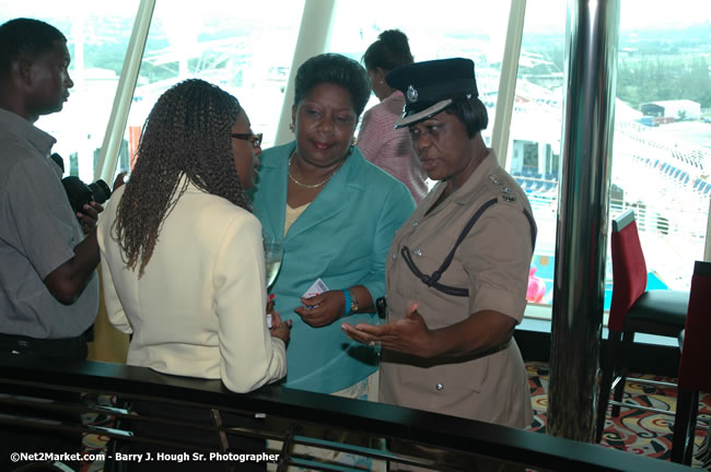 MS Freedom Of The Seas [Royal Caribbean International's - Newest Vessel] Plaques &amp; Keys Ceremony in order to commemorate its first arrival at the Port Montego Bay Photos - Negril Travel Guide, Negril Jamaica WI - http://www.negriltravelguide.com - info@negriltravelguide.com...!