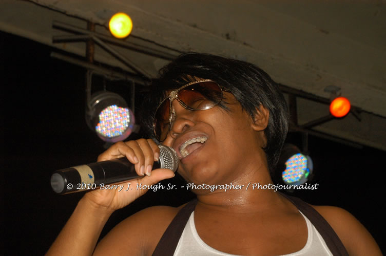 Tanya Stephens - Live In Concert @ Negril Escape Resort and Spa, Backing Band Roots Warrior, plus DJ Gemini, January 26, 2010, One Love Drive, West End, Negril, Westmoreland, Jamaica W.I. - Photographs by Net2Market.com - Barry J. Hough Sr, Photographer/Photojournalist - The Negril Travel Guide - Negril's and Jamaica's Number One Concert Photography Web Site with over 40,000 Jamaican Concert photographs Published -  Negril Travel Guide, Negril Jamaica WI - http://www.negriltravelguide.com - info@negriltravelguide.com...!