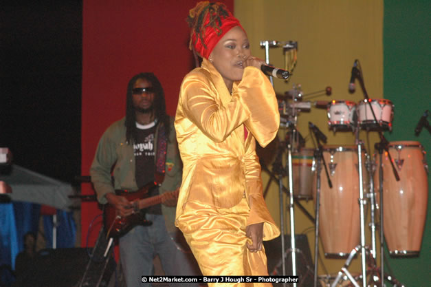 Queen Ifrica at Tru-Juice Rebel Salute 2008 - The 15th staging of Tru-Juice Rebel Salute, Saturday, January 12, 2008, Port Kaiser Sports Club, St. Elizabeth, Jamaica W.I. - Photographs by Net2Market.com - Barry J. Hough Sr, Photographer - Negril Travel Guide, Negril Jamaica WI - http://www.negriltravelguide.com - info@negriltravelguide.com...!