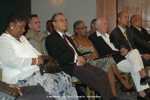 Red Cap Porters Awards - Minister of Tourism, Hon. Edmund Bartlett - Director of Tourism, Basil Smith - Friday, December 14, 2007 - Holiday Inn Sunspree, Montego Bay, Jamaica W.I. - Photographs by Net2Market.com - Barry J. Hough Sr, Photographer - Negril Travel Guide, Negril Jamaica WI - http://www.negriltravelguide.com - info@negriltravelguide.com...!