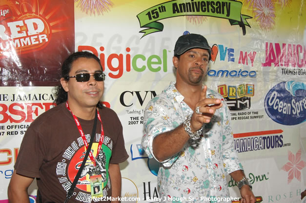 LL Cool J - Shaggy - Press Conference @ Richmond Hill Inn, Montego Bay - Red Stripe Reggae Sumfest at Catherine Hall, Montego Bay, St James, Jamaica W.I. - Negril Travel Guide.com, Negril Jamaica WI - http://www.negriltravelguide.com - info@negriltravelguide.com...!