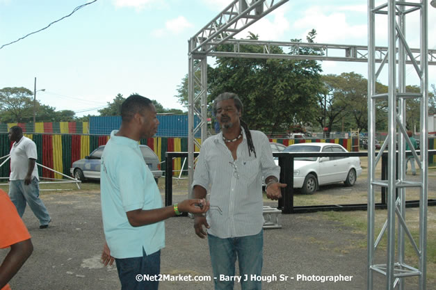 Venue Under Construction - Wednesday, July 18, 2007 - Red Stripe Reggae Sumfest at Catherine Hall, Montego Bay, St Jamaica, Jamaica W.I. - Negril Travel Guide.com, Negril Jamaica WI - http://www.negriltravelguide.com - info@negriltravelguide.com...!