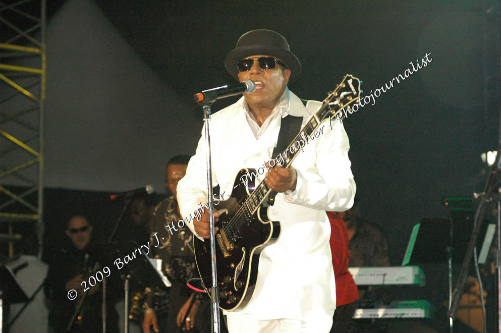 Tito Jackson @ Reggae Sumfest 2009 - International Night 2 - Tito Jackson, brother of the late King of Pop Michael Jackson performed live at Reggae Sumfest 2009. Reggae Sumfest 2009,Catherine Hall, Montego Bay, St. James, Jamaica W.I. - Saturday, July 25, 2009 - Reggae Sumfest 2009, July 19 - 25, 2009 - Photographs by Net2Market.com - Barry J. Hough Sr. Photojournalist/Photograper - Photographs taken with a Nikon D70, D100, or D300 - Negril Travel Guide, Negril Jamaica WI - http://www.negriltravelguide.com - info@negriltravelguide.com...!