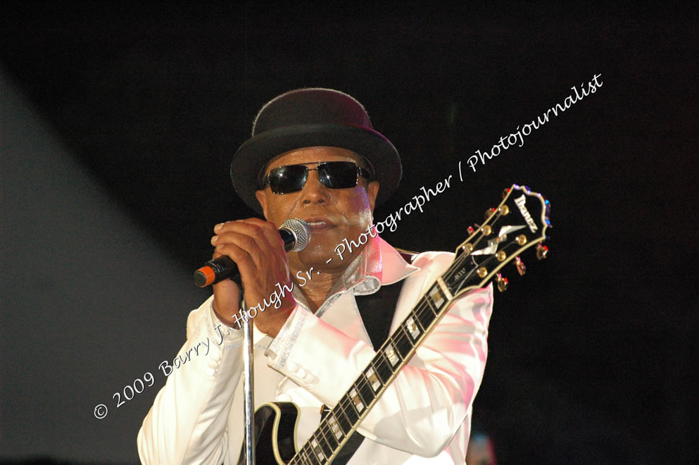 Tito Jackson @ Reggae Sumfest 2009 - International Night 2 - Tito Jackson, brother of the late King of Pop Michael Jackson performed live at Reggae Sumfest 2009. Reggae Sumfest 2009,Catherine Hall, Montego Bay, St. James, Jamaica W.I. - Saturday, July 25, 2009 - Reggae Sumfest 2009, July 19 - 25, 2009 - Photographs by Net2Market.com - Barry J. Hough Sr. Photojournalist/Photograper - Photographs taken with a Nikon D70, D100, or D300 - Negril Travel Guide, Negril Jamaica WI - http://www.negriltravelguide.com - info@negriltravelguide.com...!