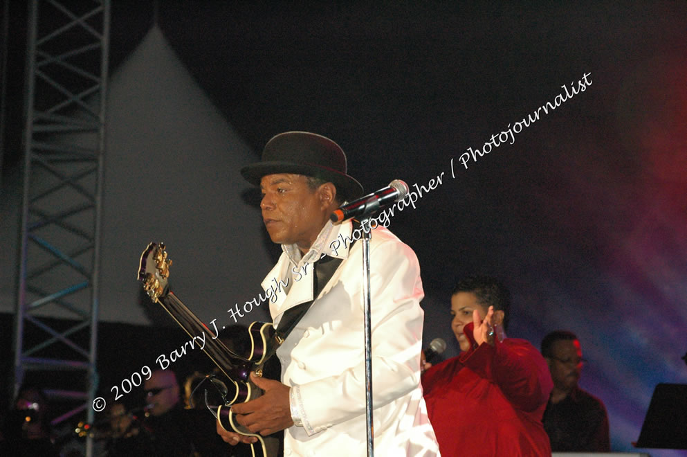 Tito Jackson @ Reggae Sumfest 2009 - International Night 2 - Tito Jackson, brother of the late King of Pop Michael Jackson performed live at Reggae Sumfest 2009. Reggae Sumfest 2009,Catherine Hall, Montego Bay, St. James, Jamaica W.I. - Saturday, July 25, 2009 - Reggae Sumfest 2009, July 19 - 25, 2009 - Photographs by Net2Market.com - Barry J. Hough Sr. Photojournalist/Photograper - Photographs taken with a Nikon D70, D100, or D300 - Negril Travel Guide, Negril Jamaica WI - http://www.negriltravelguide.com - info@negriltravelguide.com...!