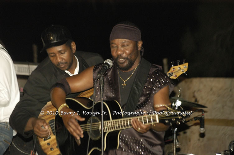 Toots and the Maytals - Grammy Award Winner @ Negril Fest - Presented by Money Cologne Promotions - Special Guest Star Jamaica Michael Jackson, Stama, Adeebe - Backed by Hurricane Band, MC Rev. BB on January 6, 2010 @ Roots Bamboo, Norman Manley Boulevard, Negril, Westmoreland, Jamaica W.I. - Photographs by Net2Market.com - Barry J. Hough Sr, Photographer/Photojournalist - The Negril Travel Guide - Negril's and Jamaica's Number One Concert Photography Web Site with over 40,000 Jamaican Concert photographs Published -  Negril Travel Guide, Negril Jamaica WI - http://www.negriltravelguide.com - info@negriltravelguide.com...!