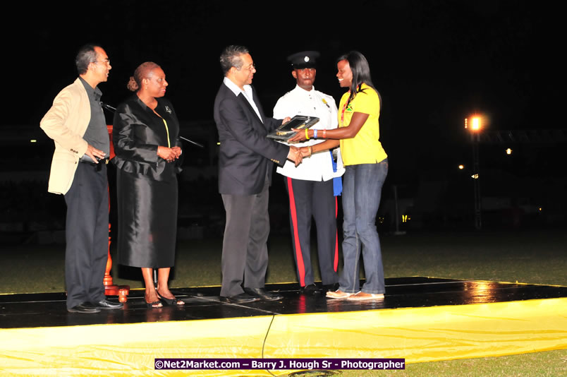 Jamaica's Athletes Celebration - Western Olympics Sports Gala & Trelawny Homecoming - Wednesday, October 8, 2008 - Photographs by Net2Market.com - Barry J. Hough Sr. Photojournalist/Photograper - Photographs taken with a Nikon D300 - Negril Travel Guide, Negril Jamaica WI - http://www.negriltravelguide.com - info@negriltravelguide.com...!