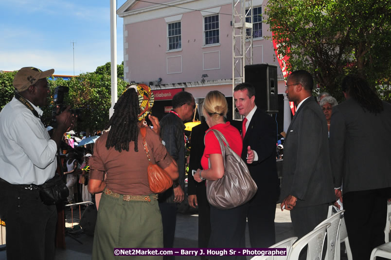 The City of Montego Bay Welcomes Our 2008 Olympians - Western Motorcade - Civic Ceremony - A Salute To Our Beijing Heros - Sam Sharpe Square, Montego Bay, Jamaica - Tuesday, October 7, 2008 - Photographs by Net2Market.com - Barry J. Hough Sr. Photojournalist/Photograper - Photographs taken with a Nikon D300 - Negril Travel Guide, Negril Jamaica WI - http://www.negriltravelguide.com - info@negriltravelguide.com...!