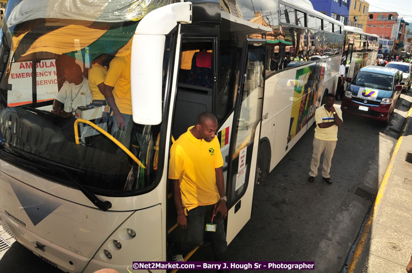 The City of Montego Bay Welcomes Our 2008 Olympians - Western Motorcade - Civic Ceremony - A Salute To Our Beijing Heros - Sam Sharpe Square, Montego Bay, Jamaica - Tuesday, October 7, 2008 - Photographs by Net2Market.com - Barry J. Hough Sr. Photojournalist/Photograper - Photographs taken with a Nikon D300 - Negril Travel Guide, Negril Jamaica WI - http://www.negriltravelguide.com - info@negriltravelguide.com...!